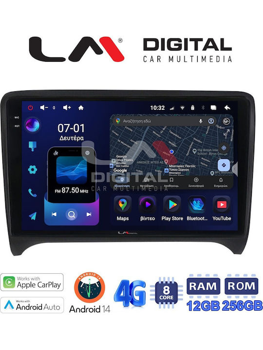 LM Digital Sistem Audio Auto pentru Audi Magazin online 2007 > 2014 (Bluetooth/USB/WiFi/GPS/Apple-Carplay/Android-Auto)
