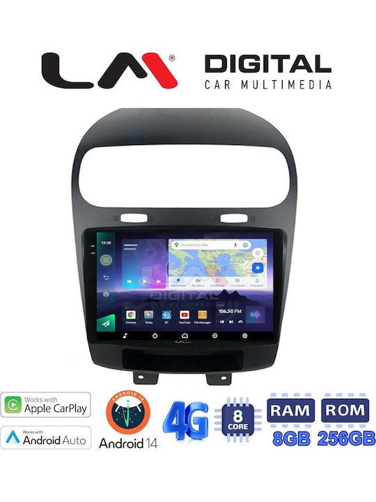 LM Digital Ηχοσύστημα Αυτοκινήτου για Fiat Freemont 2008> (Bluetooth/USB/WiFi/GPS/Apple-Carplay/Android-Auto) με Οθόνη Αφής 9.5"