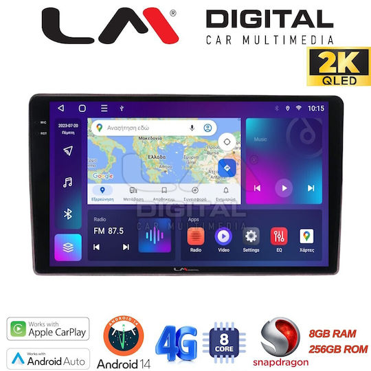 LM Digital Ηχοσύστημα Αυτοκινήτου για Alfa Romeo Brera 2000 (Bluetooth/USB/WiFi/GPS/Apple-Carplay/Android-Auto) με Οθόνη Αφής 9.5"