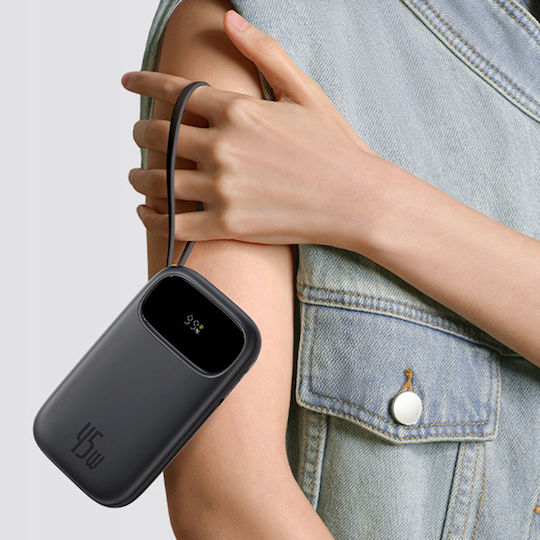 Baseus EnerFill FC31 Power Bank 20000mAh 45W με Θύρα USB-A και Θύρα USB-C Μωβ