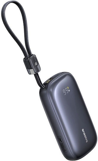 Baseus EnerFill FC21 QPow3 Ultra Power Bank 10000mAh 45W with USB-A Power Delivery Quick Charge Port Black