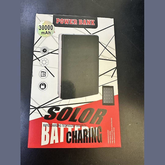 SVP Solor Ηλιακό Power Bank 30000mAh