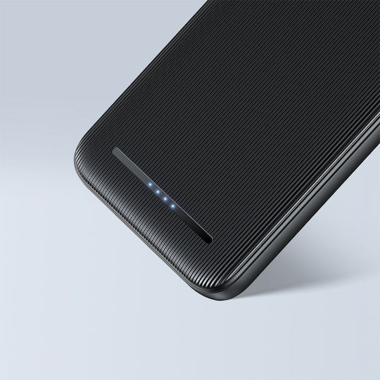 Mcdodo MC-4631 Power Bank 10000mAh 10.5W με 2 Θύρες USB-A και Θύρα USB-C Μαύρο