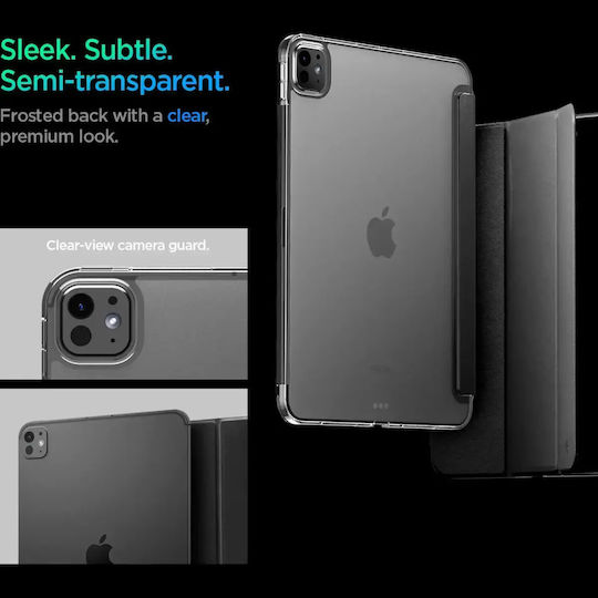 Spigen Liquid Air Folio Flip Cover Negra (iPad Pro 11” Gen 5/6 2024-2025) ACS09440
