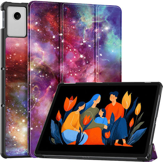 Techsuit Flip Cover Πολύχρωμη (Lenovo Tab Plus)