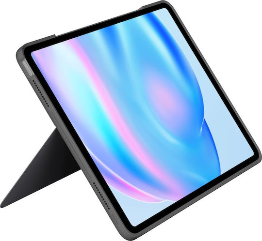 Logitech Combo Touch Flip Cover with Keyboard in German Gray (iPad Air 13" 2024/2025/2026)