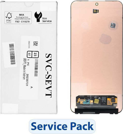 Samsung Οθόνη mit Touch-Mechanismus für Samsung Galaxy S25 FE 5G S731 (Schwarz)