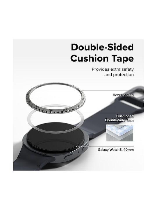 Ringke Schutz-Bezel in Silber Farbe für Samsung Galaxy Watch8 Classic