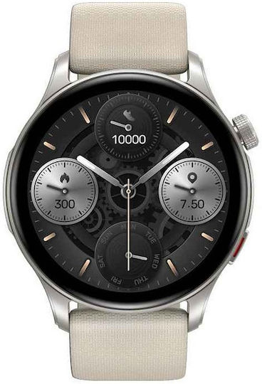 Zeblaze Btalk 3 GPS 45mm Smartwatch (Creamy)