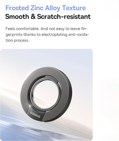 Baseus Magpro 3 Ring-Halter Für Handy In Schwarz