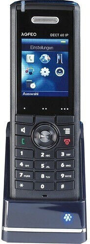 Agfeo Dect 65 IP Schnurlos IP-Telefon in Schwarz