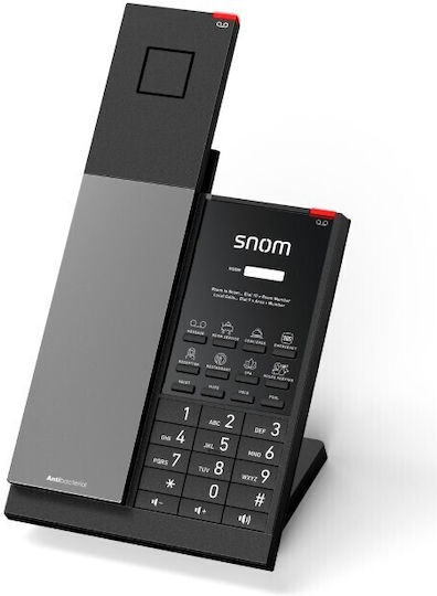 Snom HD351W Hotel Phone Ασύρματο Τηλέφωνο IP Μαύρο
