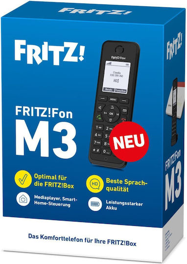 AVM Fritz!fon M3 Cordless IP Phone Black