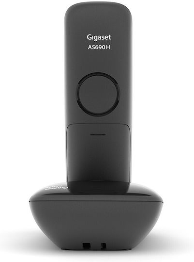 Gigaset AS690 Cordless Phone with Greek Menu Black