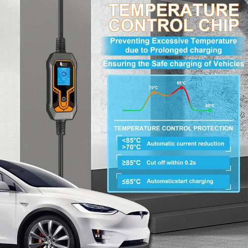 Feyree Portable Single Phase 7kW Charging Station with Built-in Cable Type 2 (202301161)