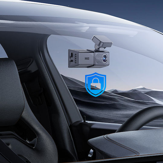 Yesido KM22 1080P Windshield Car DVR Set with Rear Camera, 1.47" Display with Adhesive Tape