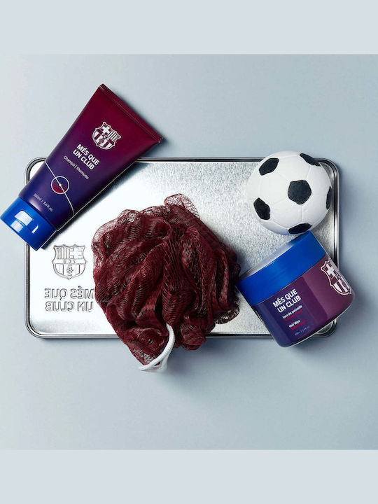 F.C. Barcelona Hair & Body Care In Metal Box Hautpflegeset für Reinigung Körperreinigung