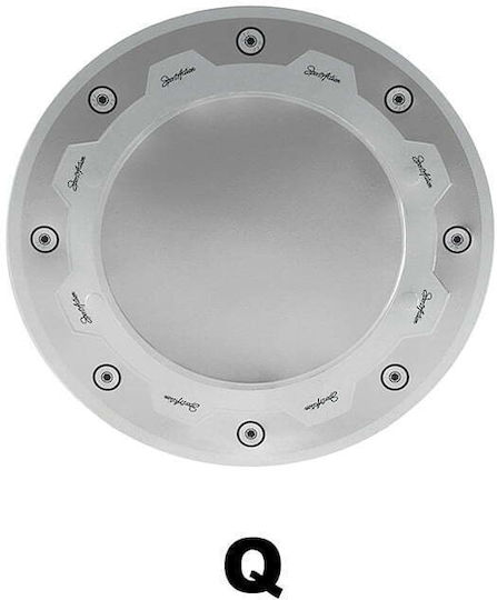 Autoline Car Protective Stickers Aluminum "Q" Q for Car Gas Cap 1pcs
