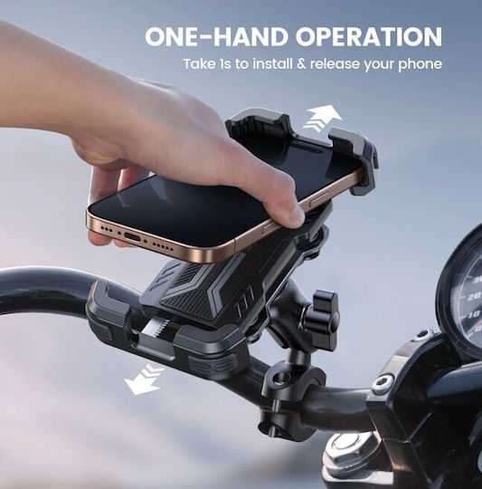 Lamicall Mount Phone Motorcycle with Adjustable Arm 4.7" for Steering Wheel