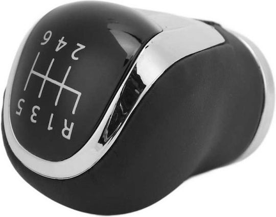 Shift Knob Lever Marked Black Chrome Nissan Qashqai J11 6 Speeds Gk3174