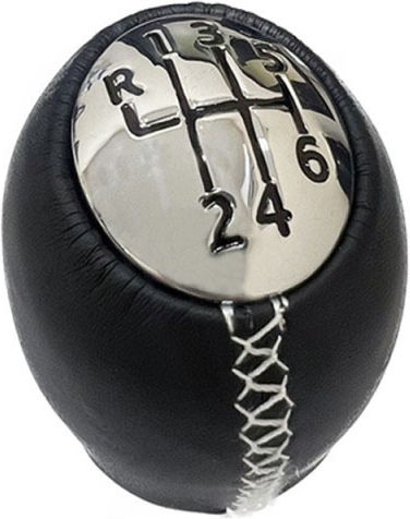 Shift Knob Lever Renault Clio 05-14 Megane 02-16 Scenic 03-15 Trafic 01-15 Dacia Duster 10-17 6 Speeds Black Chrome Gk3221