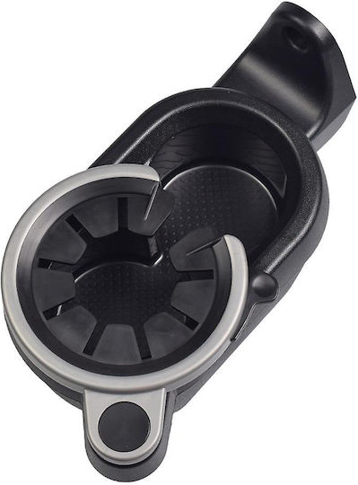 Car Cup Holder 2 Positions for Console for Smart Fortwo 451 2007-2018 in Black Color
