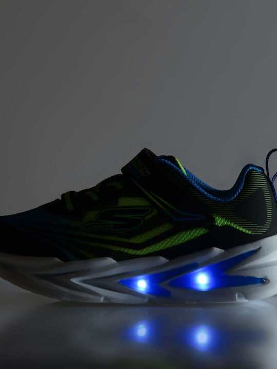 Flex-glow Ultra Kids Sneakers with Hoop & Loop Closure Multicolour