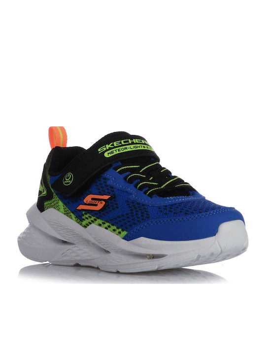 Kids Sneakers with Hoop & Loop Closure Blue
