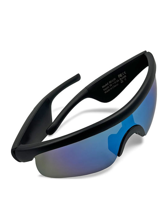 Riverio Unisex Γυαλιά Ηλίου με Μαύρο Σκελετό BG120