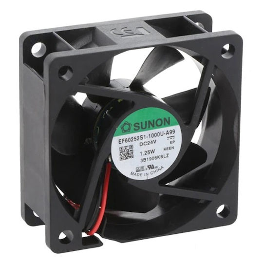 Sunon EF60252S1 Fan 60mm 24V 60X60X25