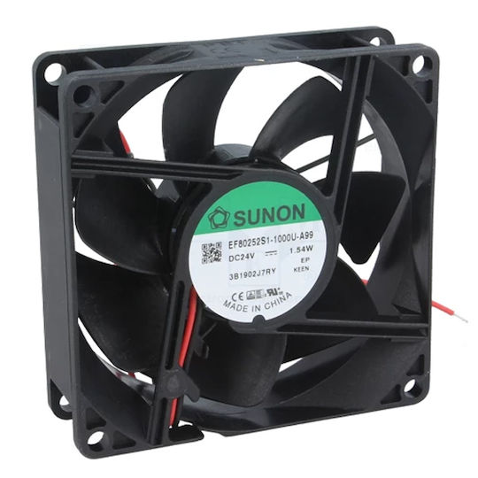 Sunon EF80252S1 Fan 80mm 24V 80X80X25