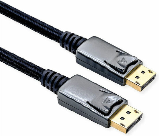 Roline DisplayPort Cable 1m Male to Male Black 8K@60Hz