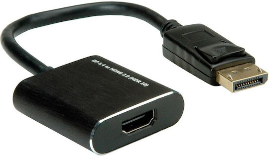 Roline Adapter Converter DisplayPort male to DisplayPort / HDMI female 1pcs
