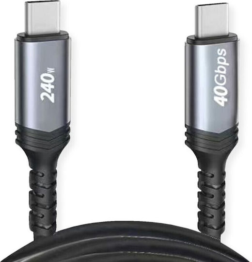 Roline USB Type-C Cable 0.5m 240W Black