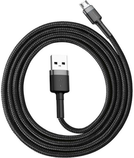 Geflochten USB 2.0 auf Micro-USB-Kabel Gray 1m (SAS6067H) 1Stück