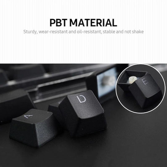 HXSJ P9 104 PBT Color Keyboard Only English US Blue