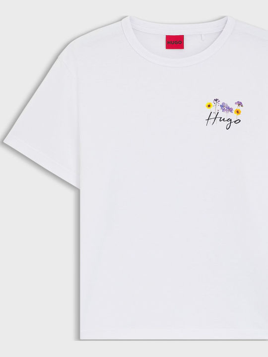 Γυναικείο T-shirt Floral White