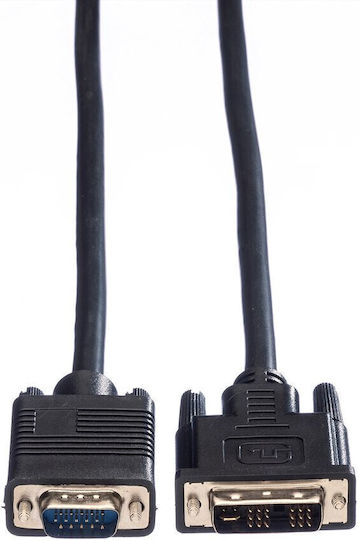 Value Kabel DVI-D-Stecker - VGA-Stecker 2m Schwarz (11.99.5420)