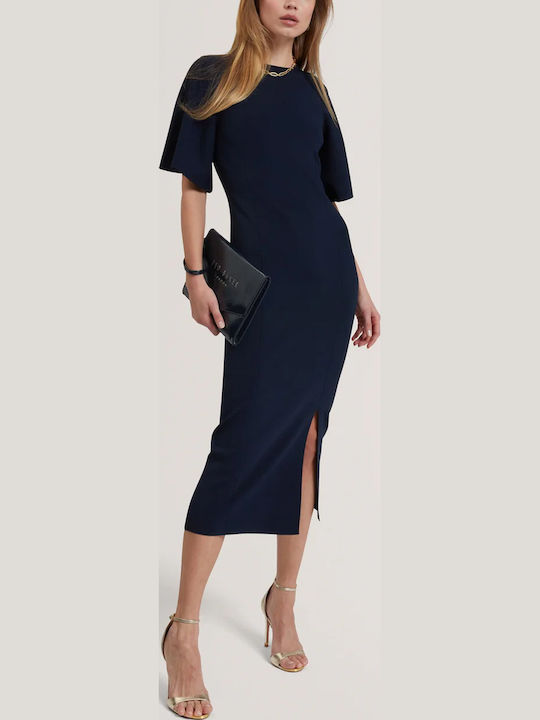 Midi Evening Dress Navy