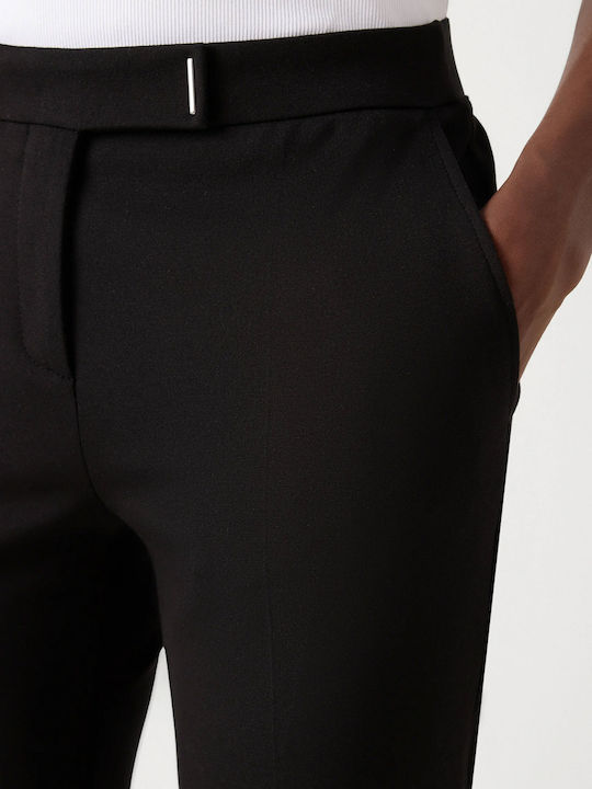 Damen Stoff Hose Black