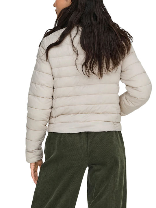 Only Jachetă Puffer Beige