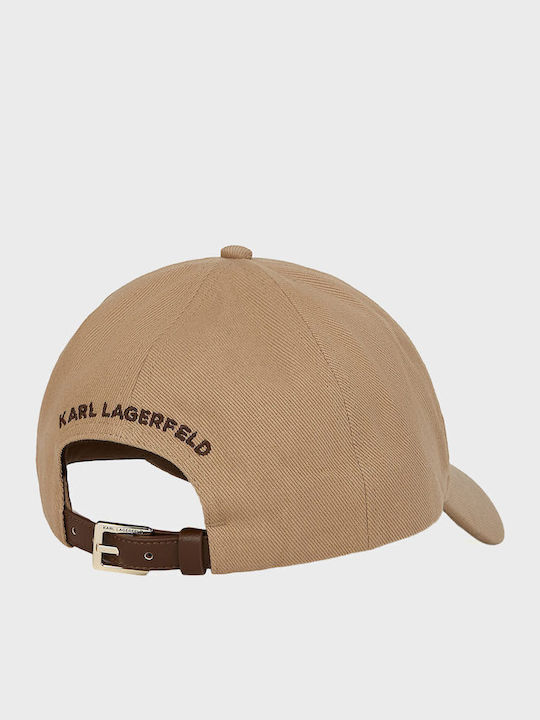 Karl Lagerfeld K Autograph Belt Cap Light Brown Καπέλα Female Light Brown B1w33010-1lg
