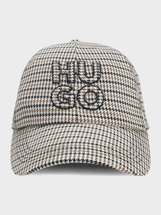 Hugo Houndstooth Kappen Gestapelte Logo Ally-hs Beiges Damen Beiges 50555788-971