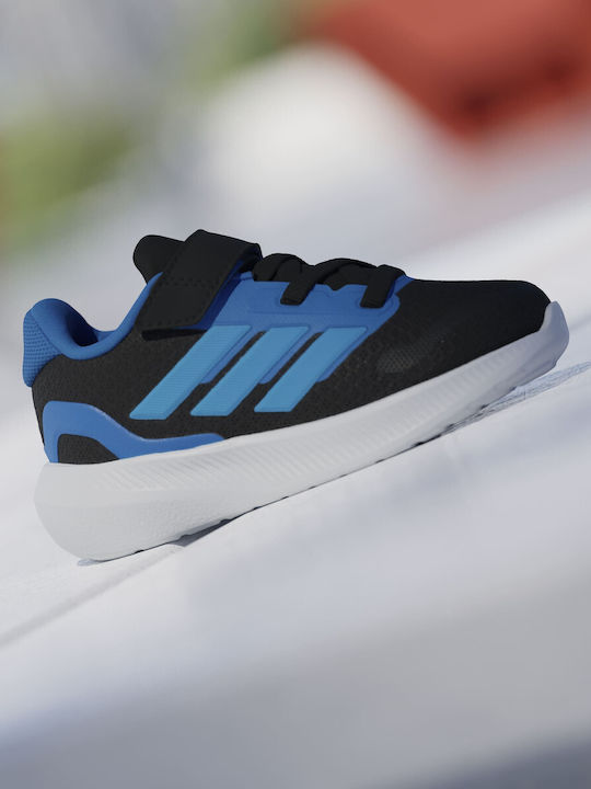 Runfalcon 5 El I Kids Sports Shoes Running with Hoop & Loop Closure Black