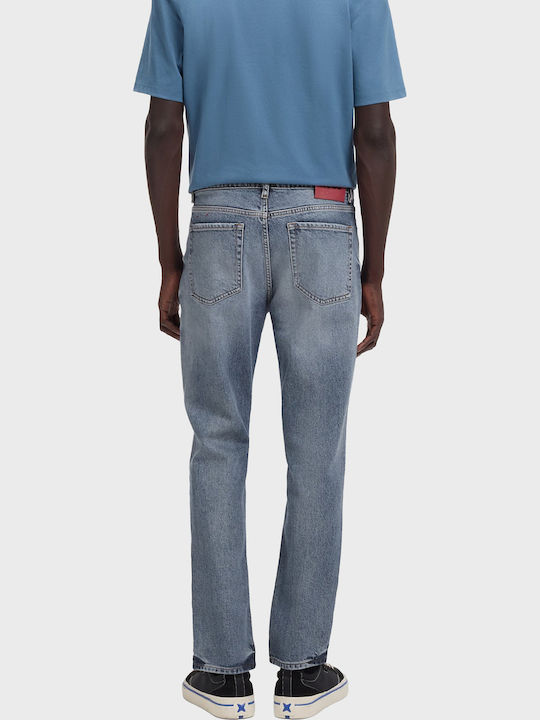 634 Ανδρικό Παντελόνι Τζιν με Regular Tapered Εφαρμογή Medium Aged Denim