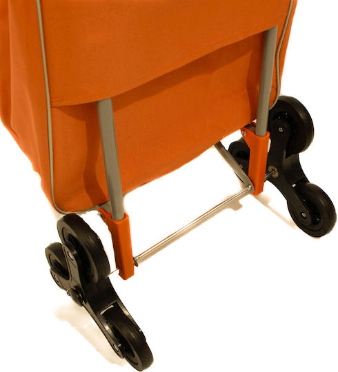 Shopping Trolley Orange 42x32x96cm