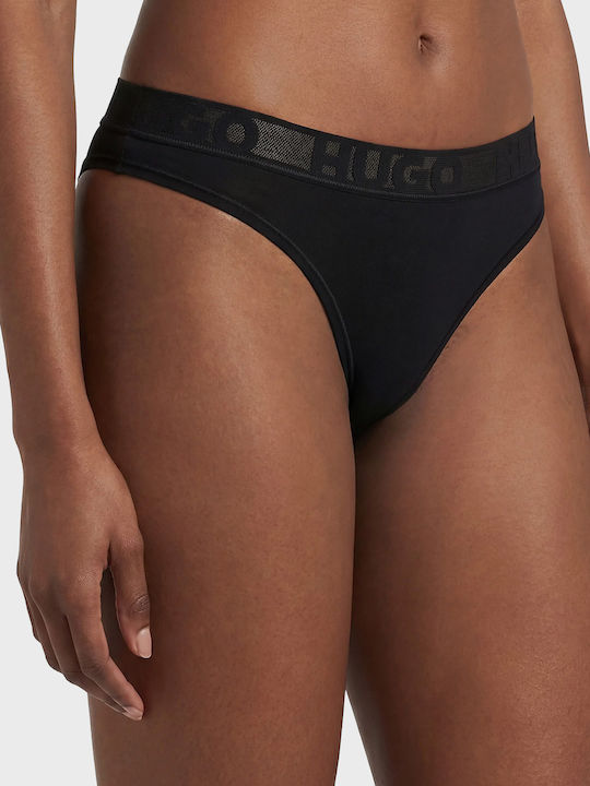 Cotton Women's String Black