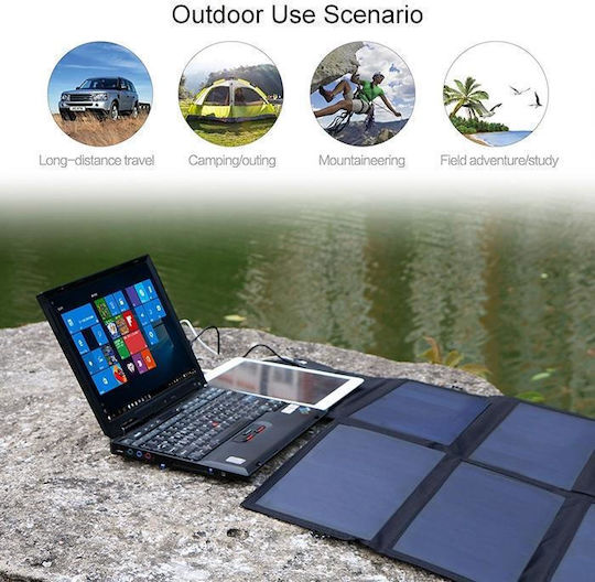 Solarbatterieladegerät 40W Mit USB-Ausgang Tragbare Geräte SC0050