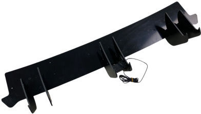 Rear Bumper Diffuser Volkswagen Golf 8 Gti Blade Reflector Black Glossy