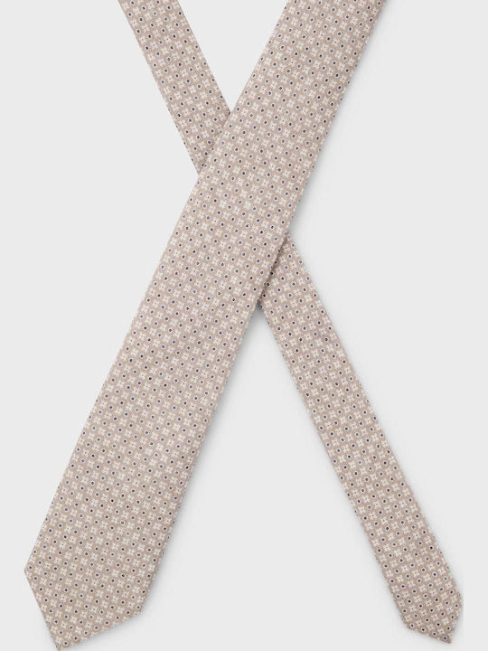 Boss Men's Tie Wool in Beige Color